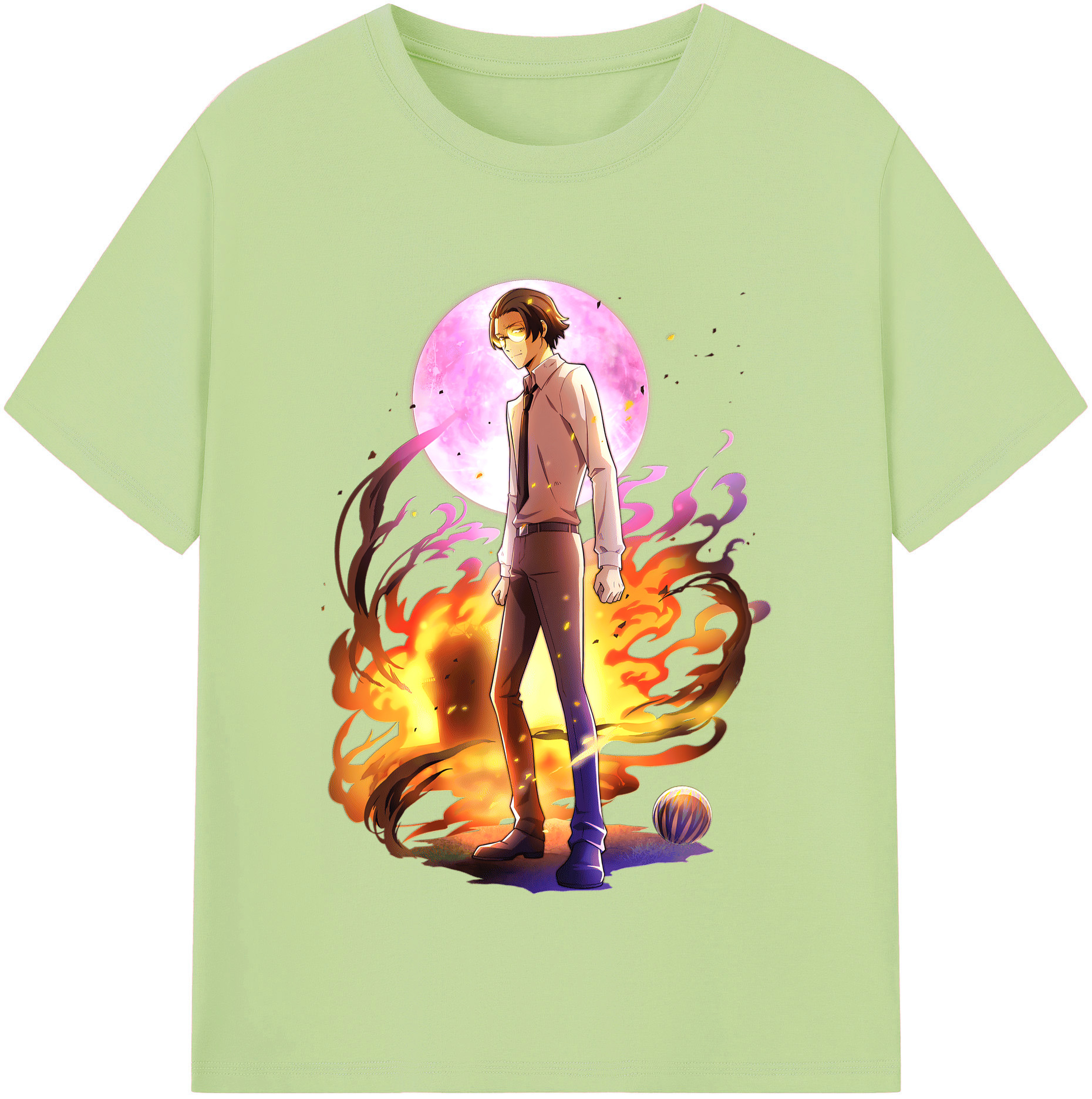 （画像用） 文豪ストレイドッグス Bungo Stray Dogs 綿100％半袖Tシャツ（フロントプリント）
